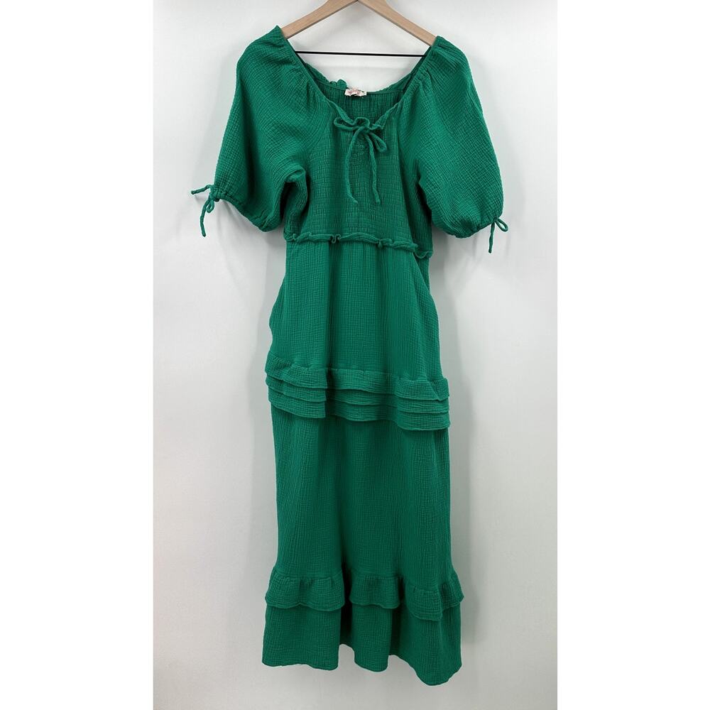 Ivy City Co Green Maxi Dress - Picture 2 of 15